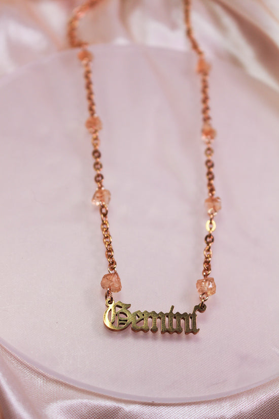 Sun Sign Necklace: Gemini